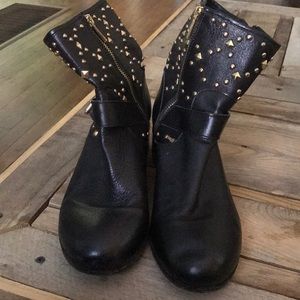 INC Black Studded Booties